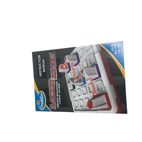 Laser Maze Game Puzzle Solution Cards EUC Think Fun Logic Game Complete - Picture 8 of 8